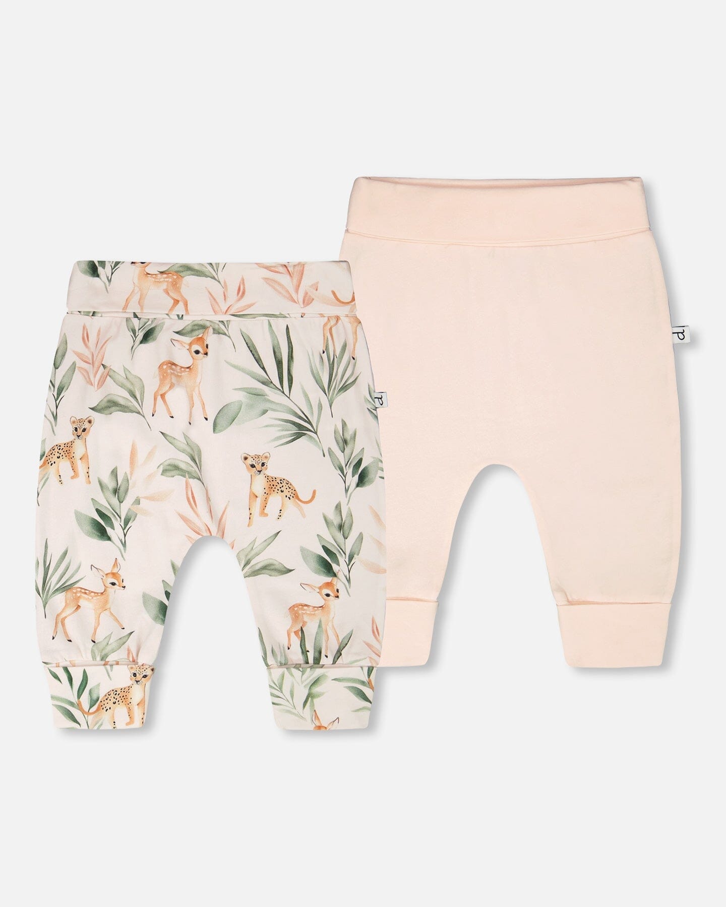 2 Pack Organic Cotton Pants Peach