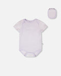 Lilac Organic Cotton Bodysuit