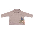 100% Organic Cotton Beige Knitted Sweater GOTS