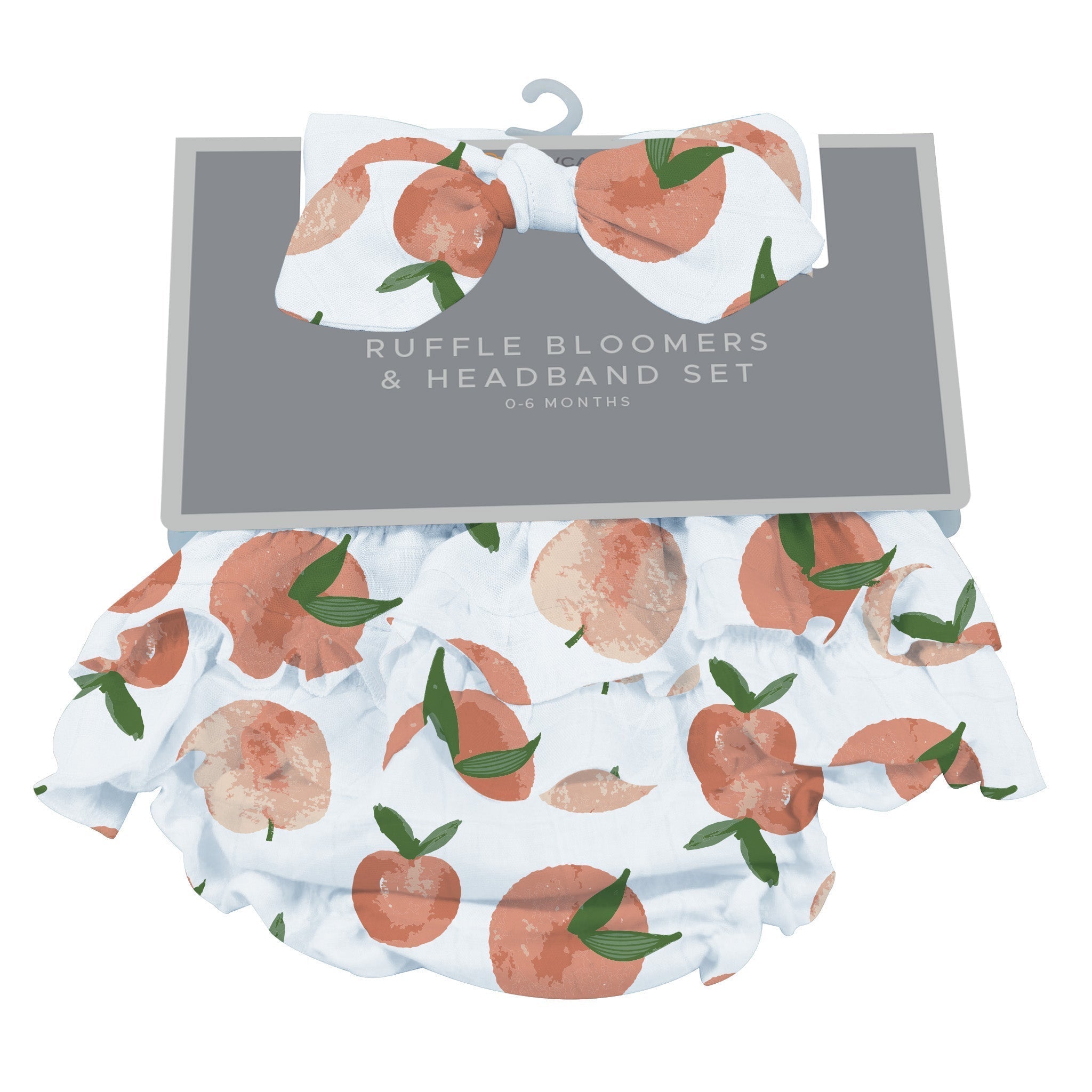 Bamboo Peaches Ruffle Bloomers and Headband Set
