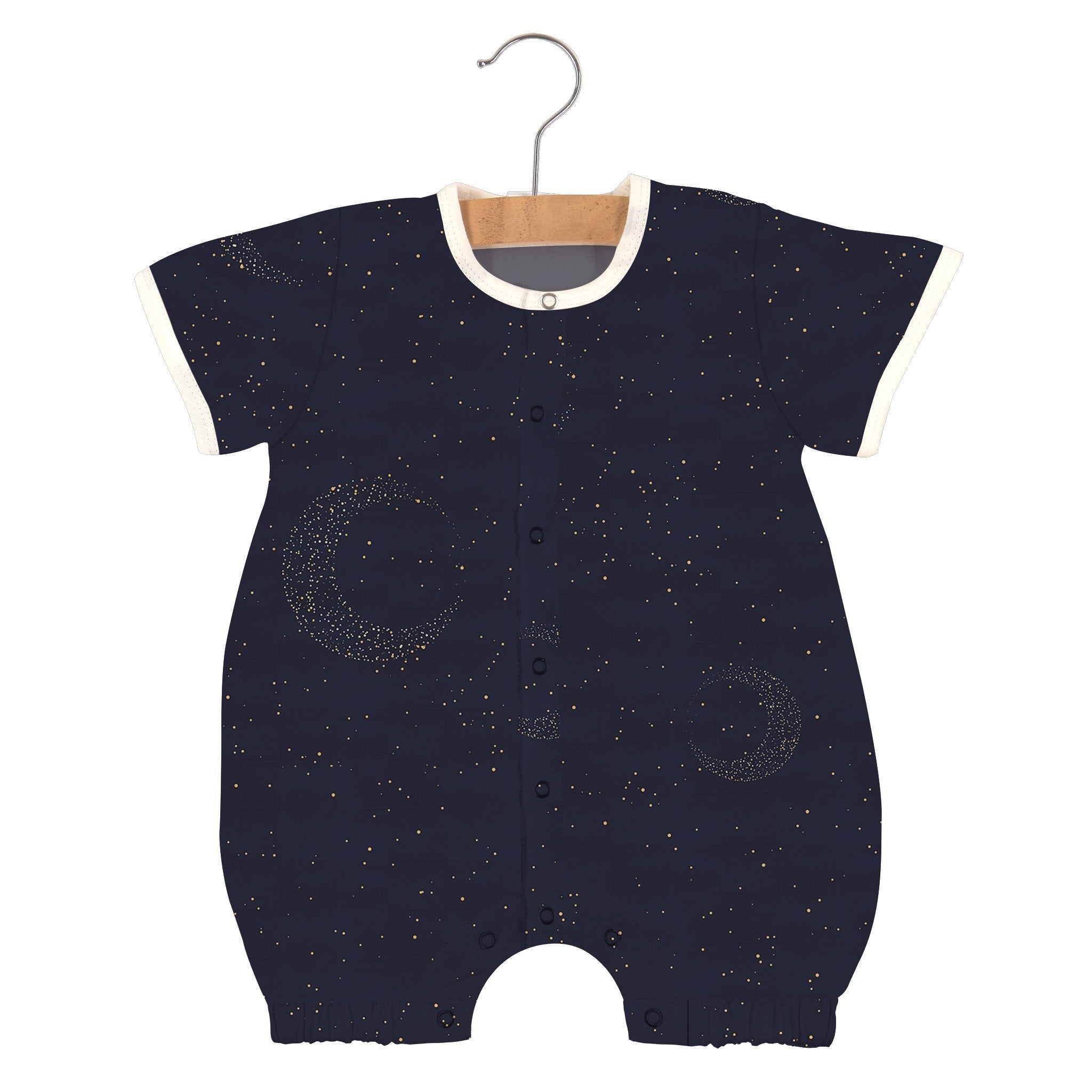 Bamboo Muslin Moon Romper