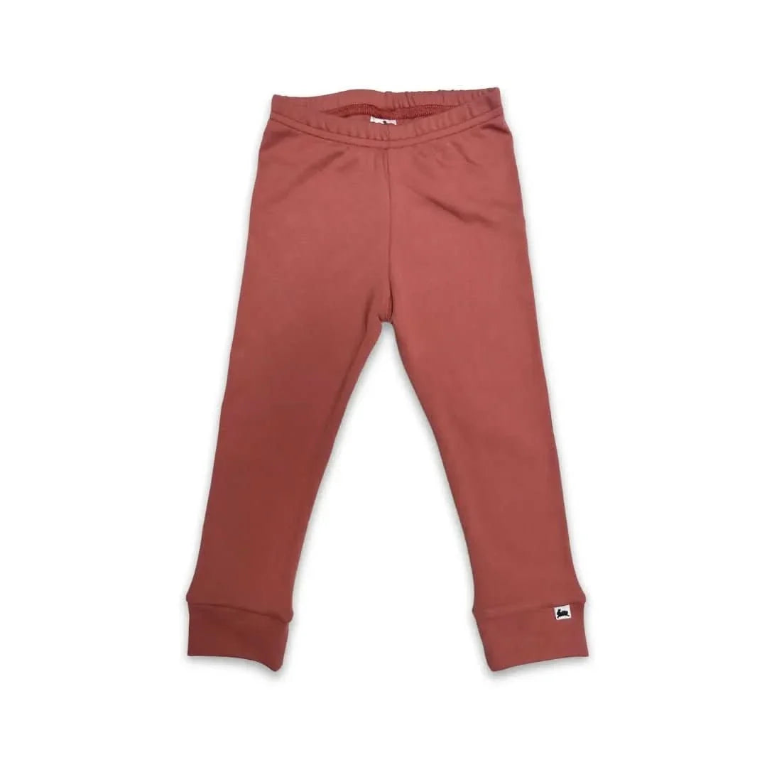 Bamboo Leggings -Burnt Brick